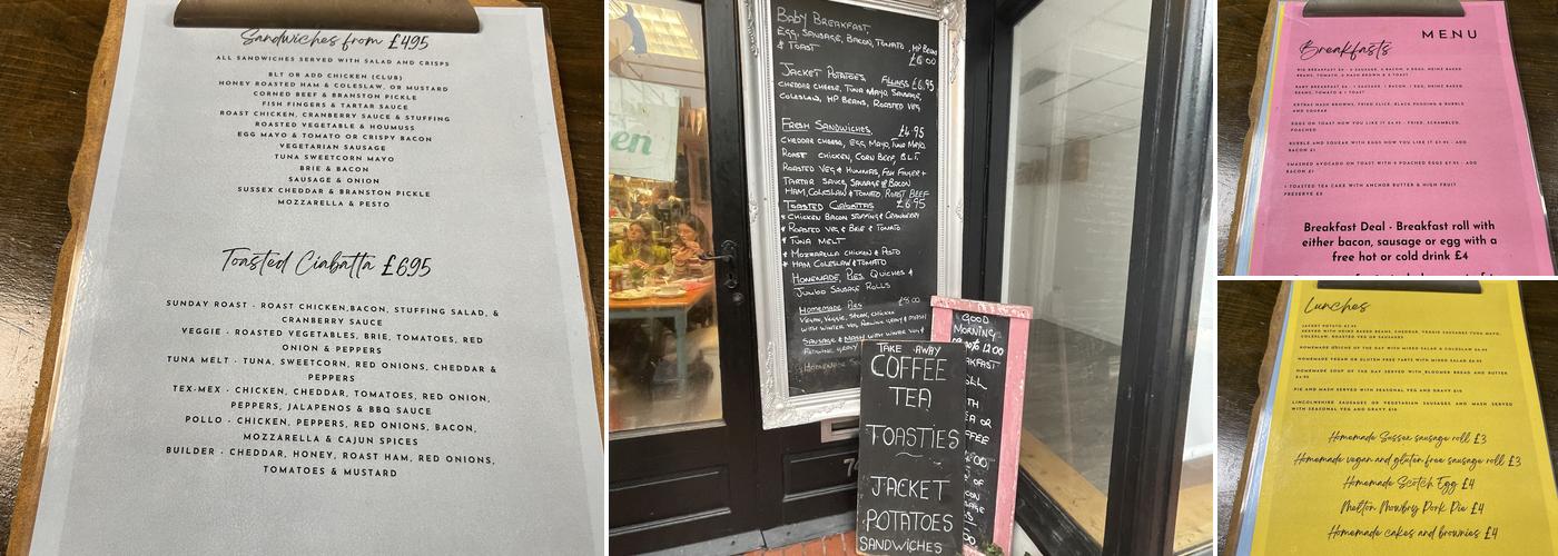 Shane's Kitchen Menu