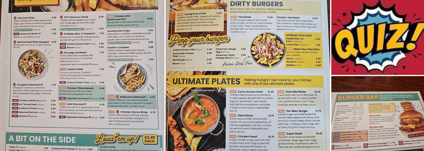 The Turmut-Hoer Menu