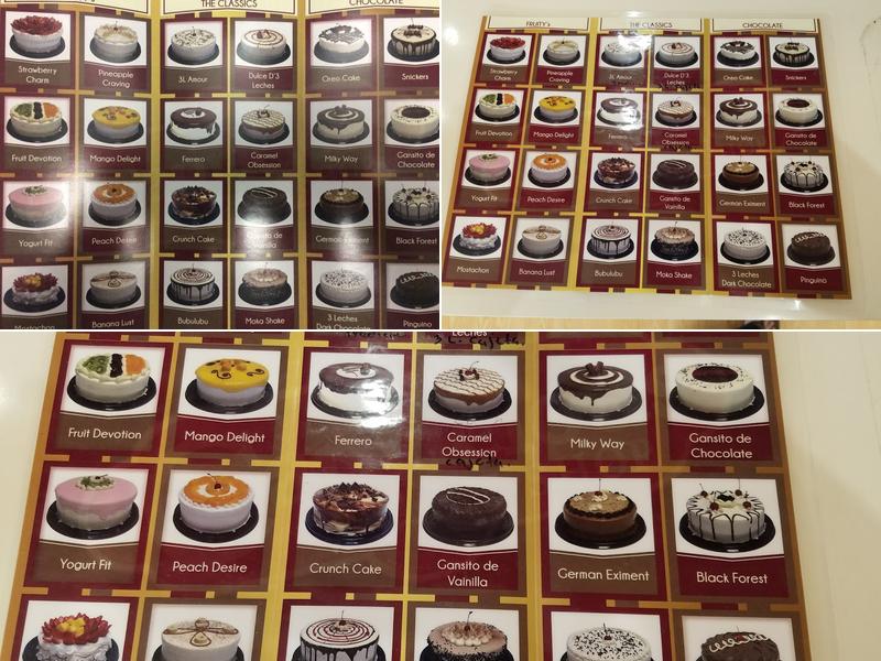 Capricious Cake Shop-Pharr Menu