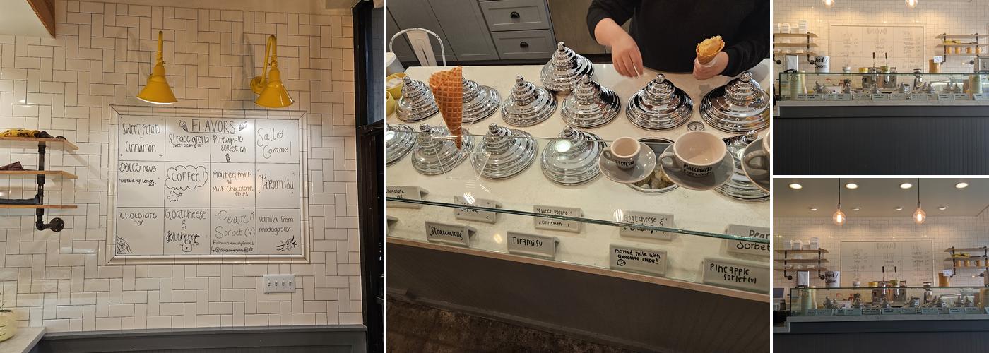 Dolce Neve Gelato Menu