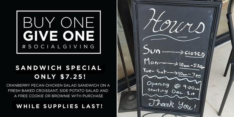 Manna - Bread From Heaven Menu