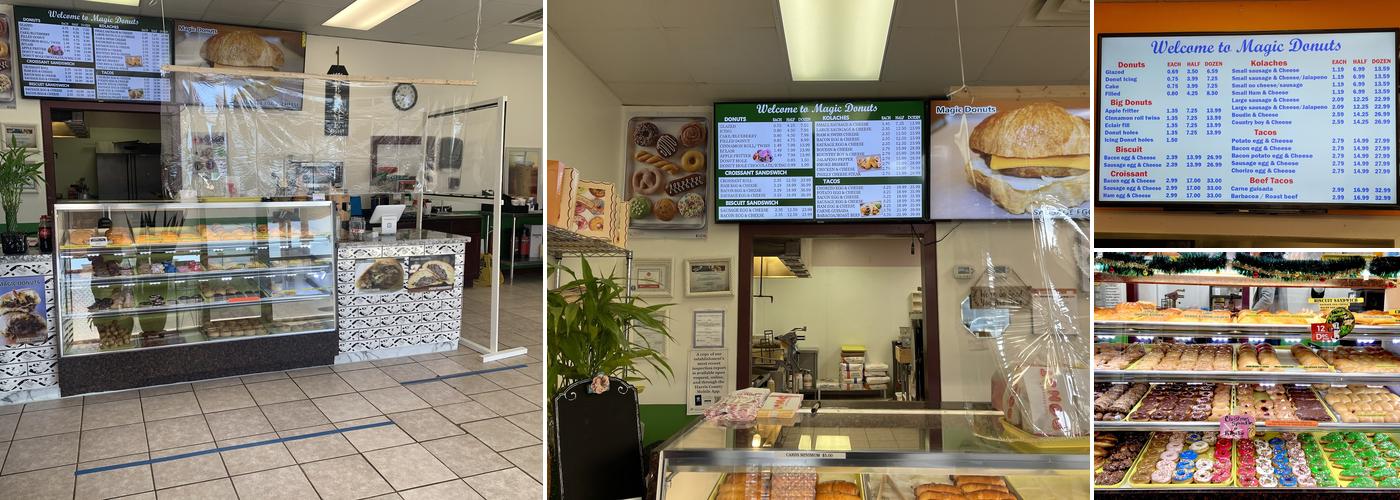 Magic Donuts Menu