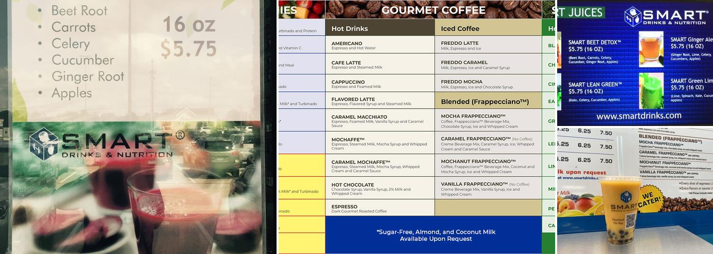 Smart Drinks Menu