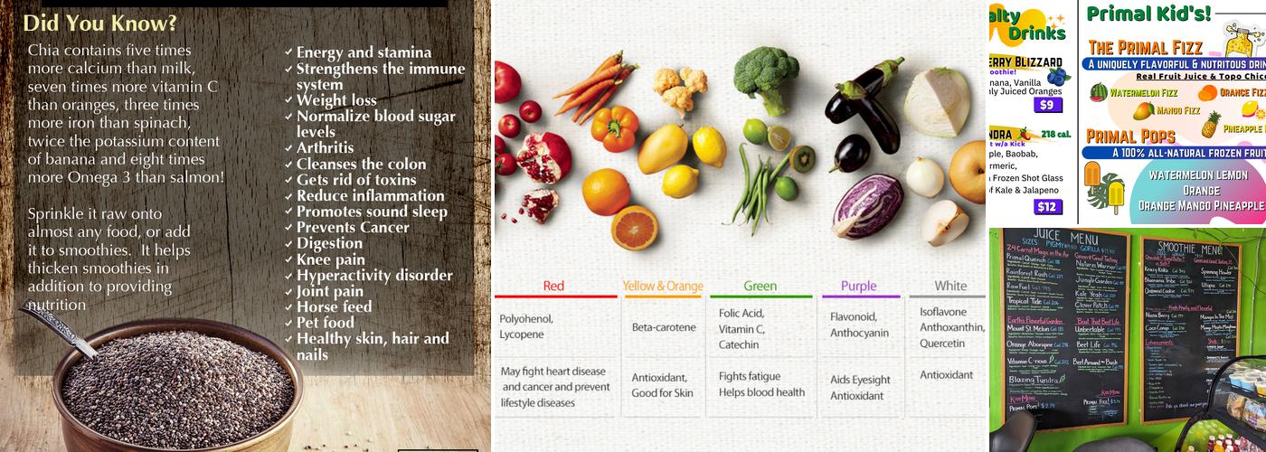 Primal Juice & Smoothies Helotes / Leon Valley Menu