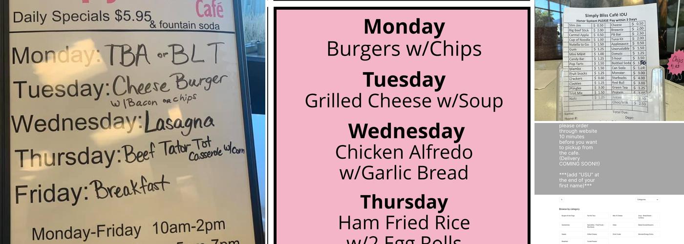 Simply Bliss BBQ (Cafe) Menu