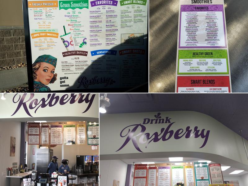 Roxberry Juice Co. Drive Thru Menu