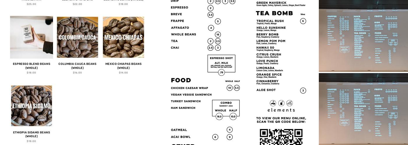 Elements Menu