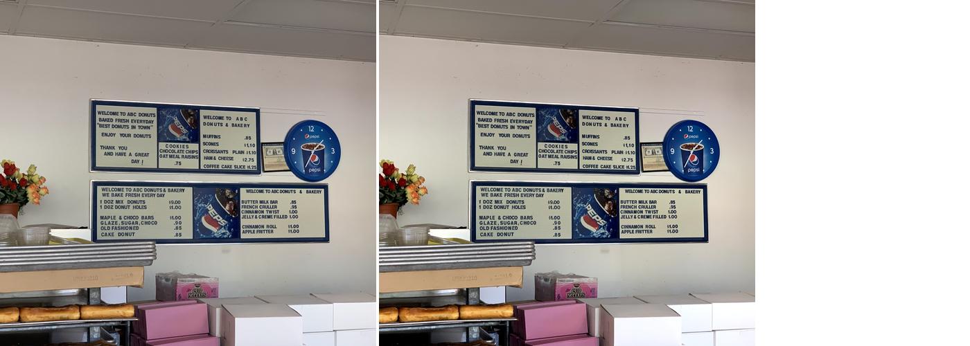 ABC Donuts Menu