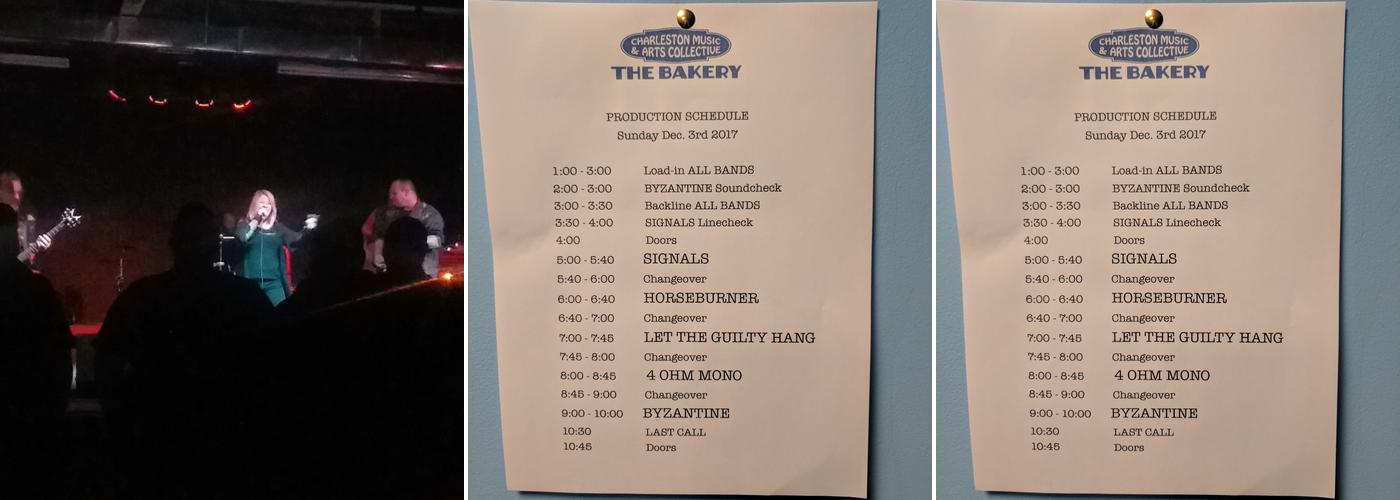 The Bakery Menu
