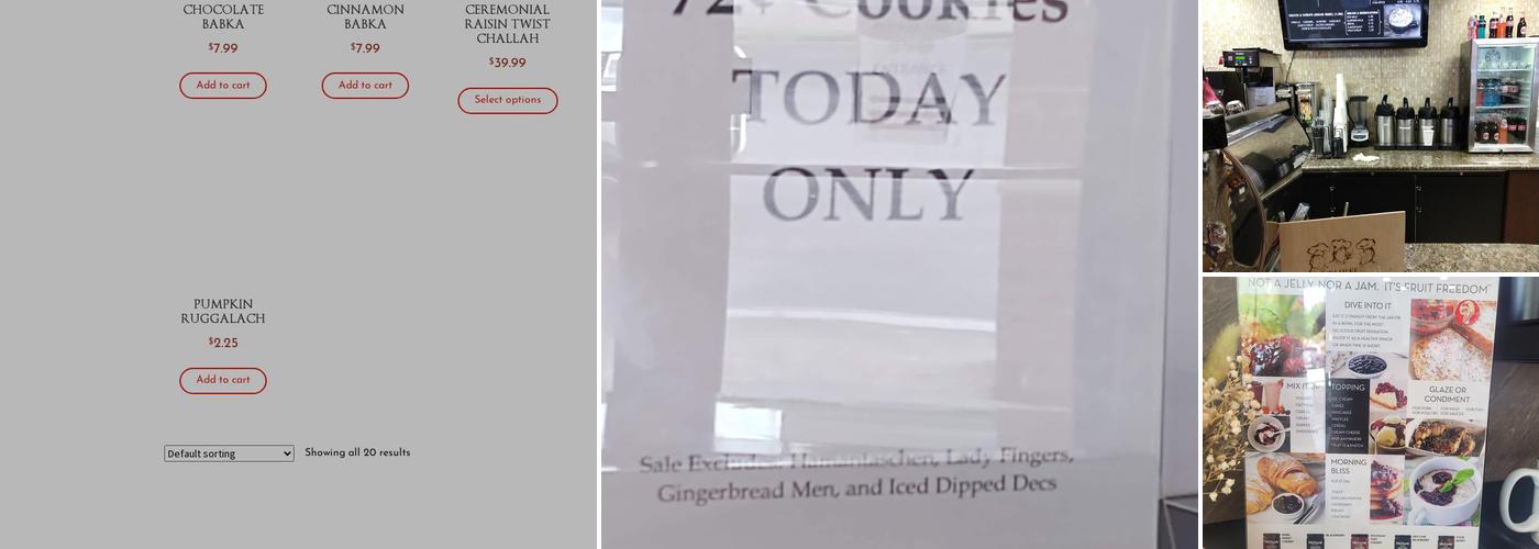 Three Brothers Bakery Menu