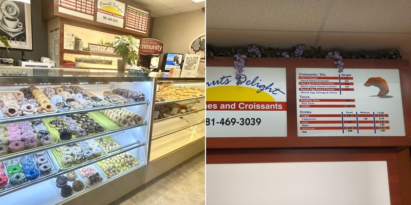 Donuts Delights Menu