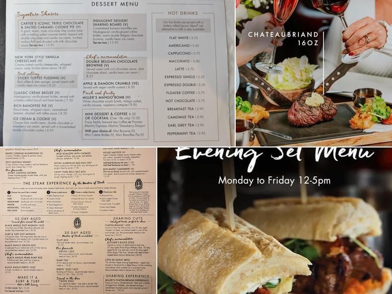 Miller & Carter Aberdeen Menu