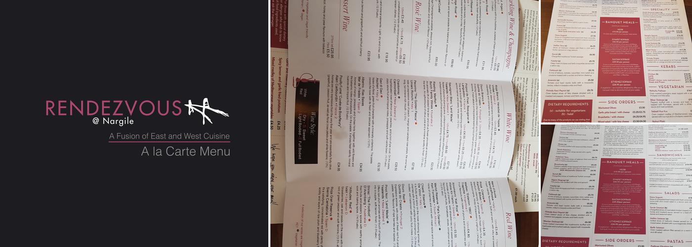 Rendezvous | Nargile Menu