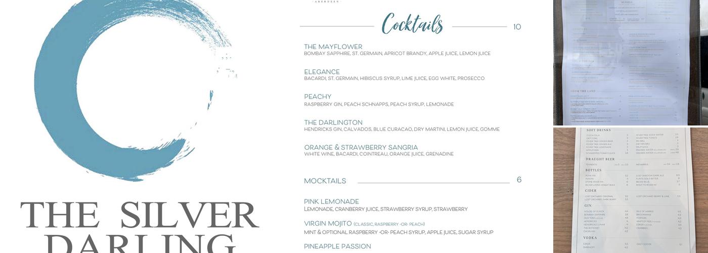 The Silver Darling Menu