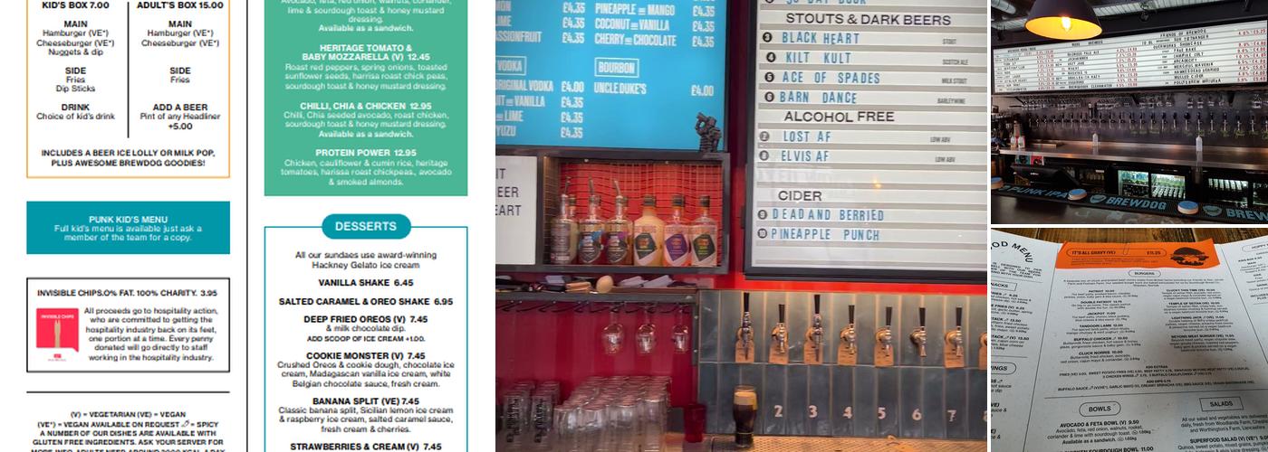 BrewDog Castlegate Menu