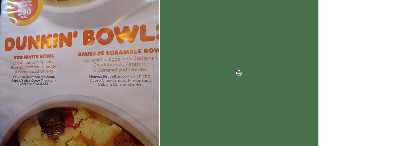 Dunkin' Menu