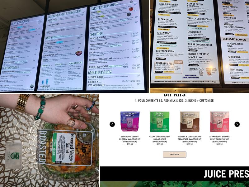 Juice Press Menu