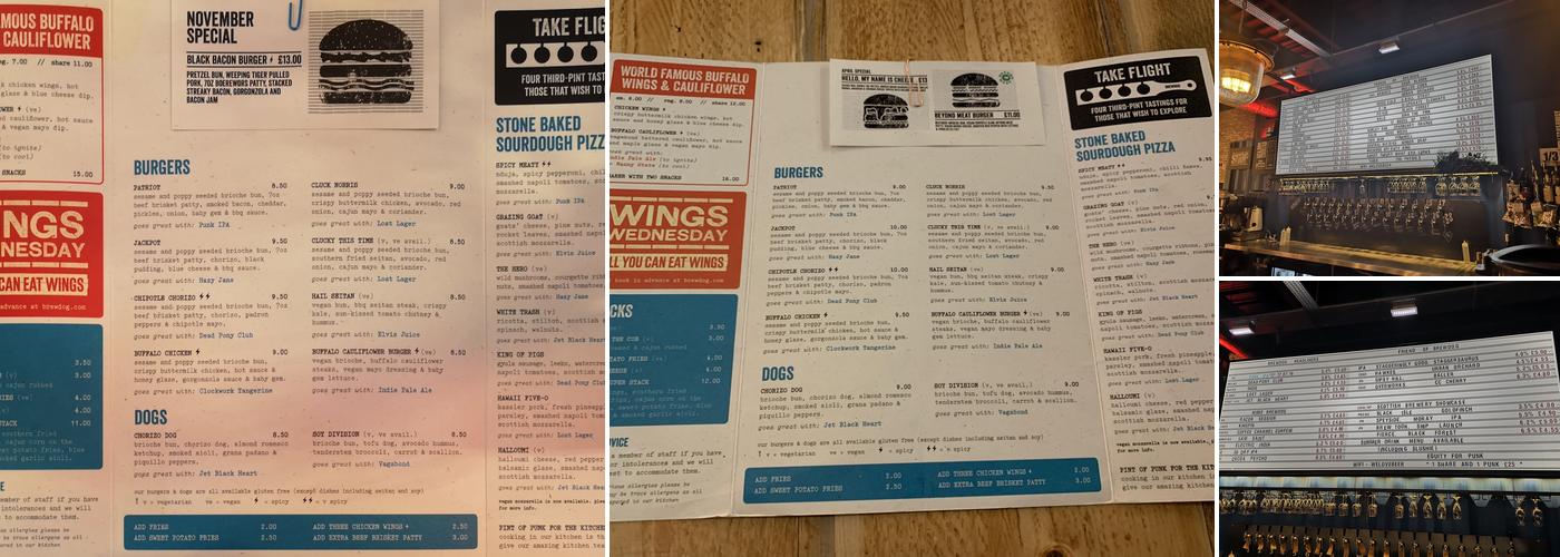 BrewDog Union Square - Aberdeen Menu