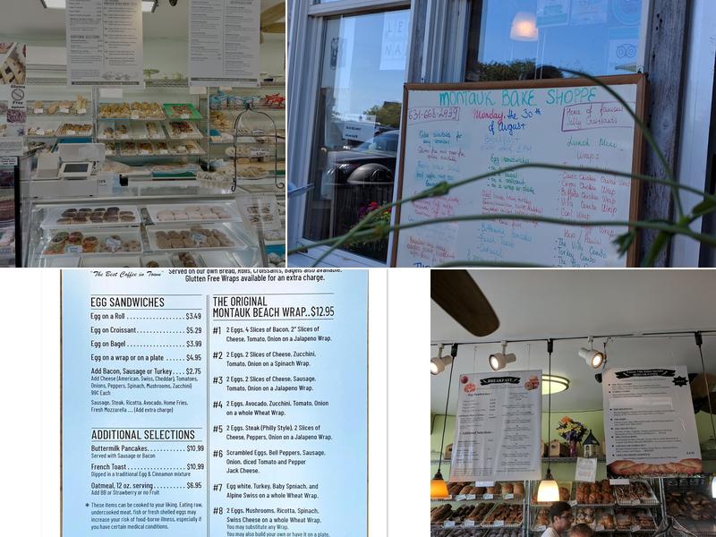 Montauk Bake Shoppe Menu