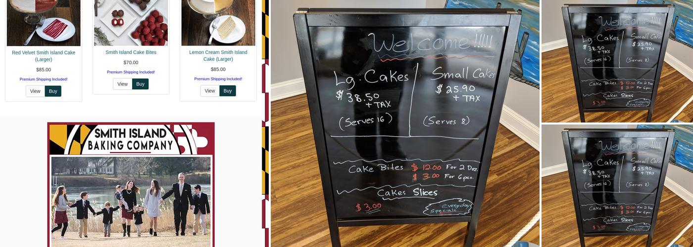 Smith Island Baking Company Menu