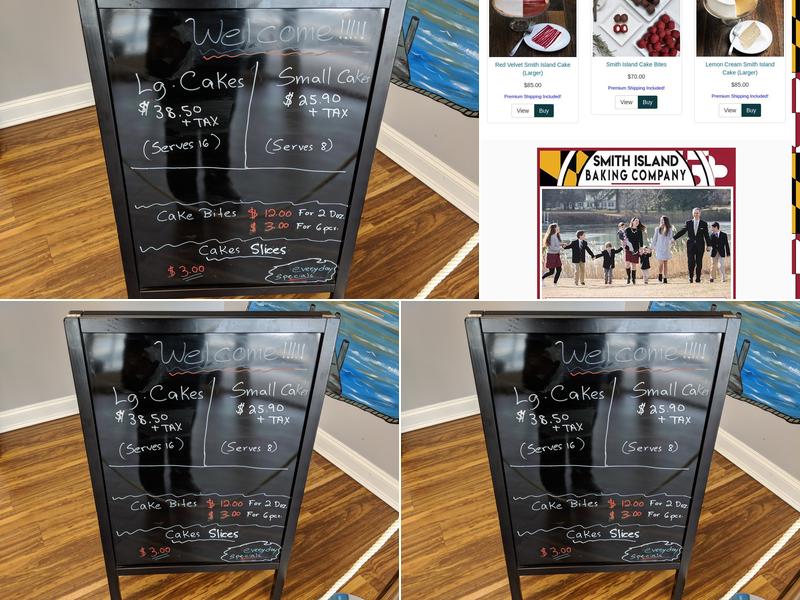 Smith Island Baking Company Menu