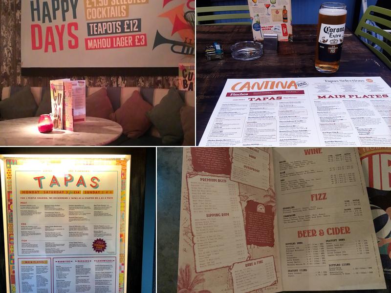 Revolución de Cuba Aberdeen Menu