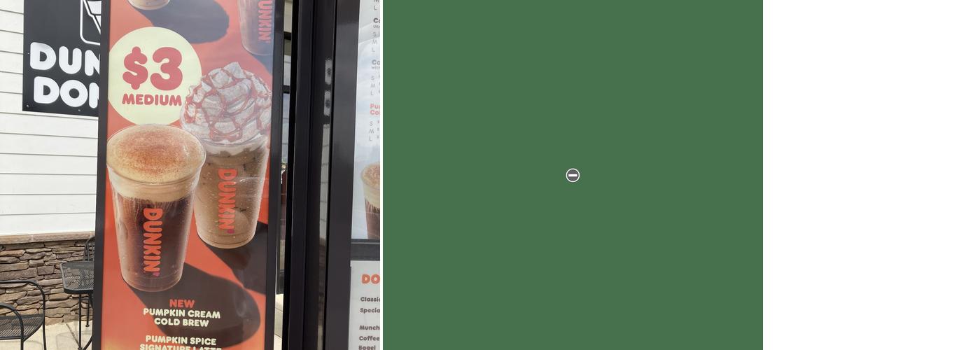 Dunkin' Menu
