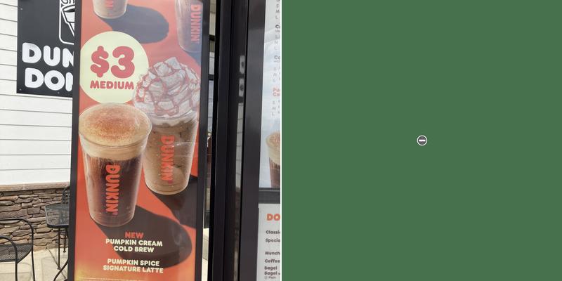 Dunkin' Menu