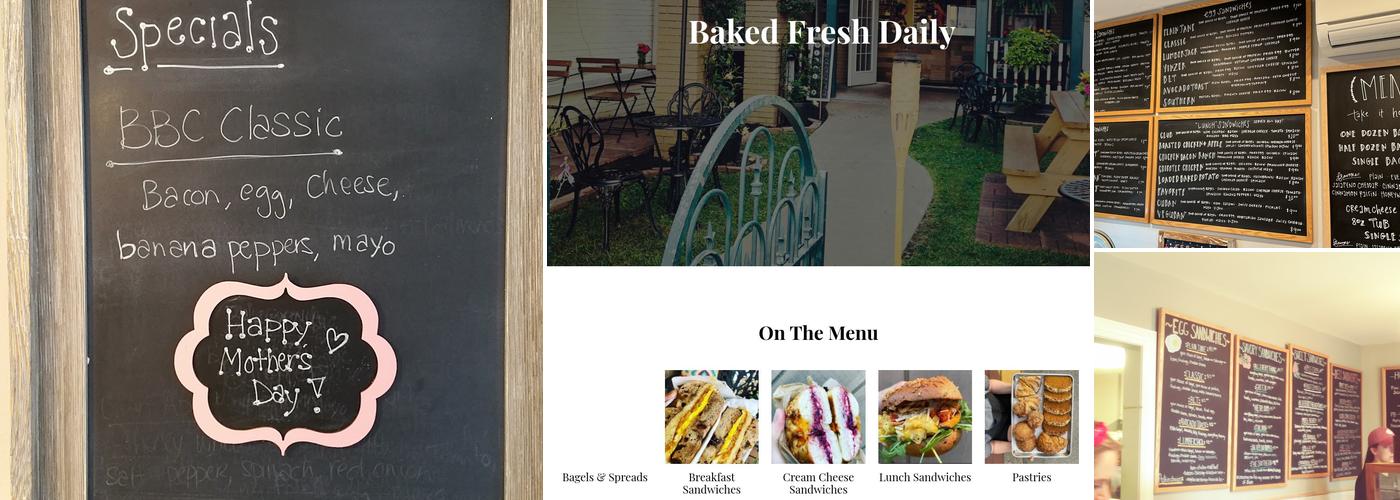 Beaver Bagel Co. Menu