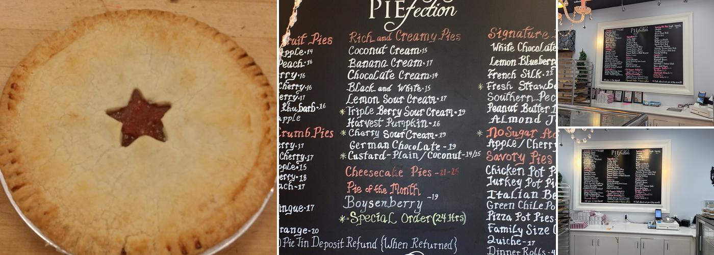 Piefection Menu