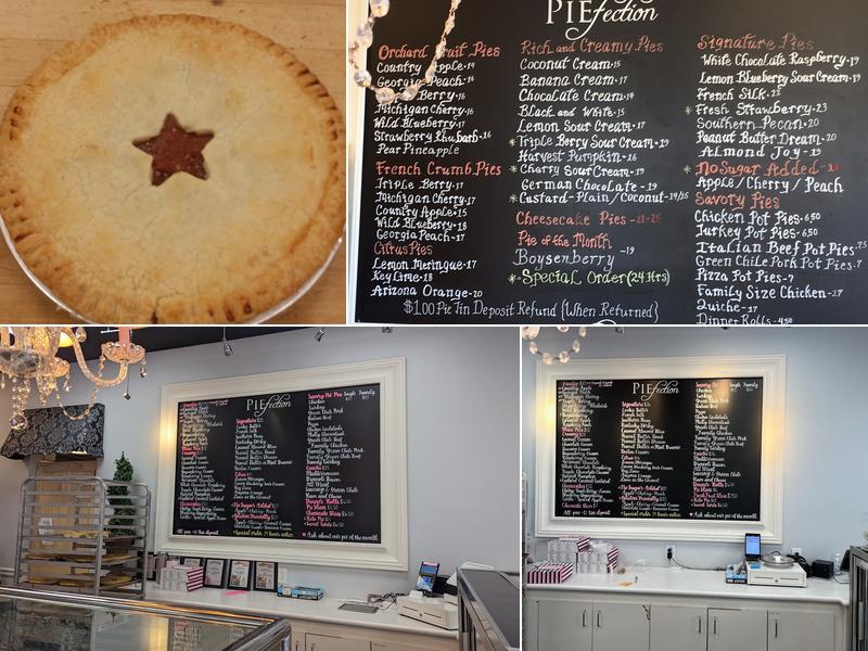 Piefection Menu