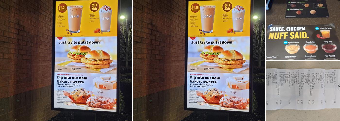McDonald's Menu