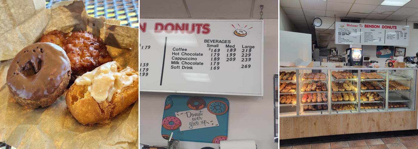 Benson Donuts Menu