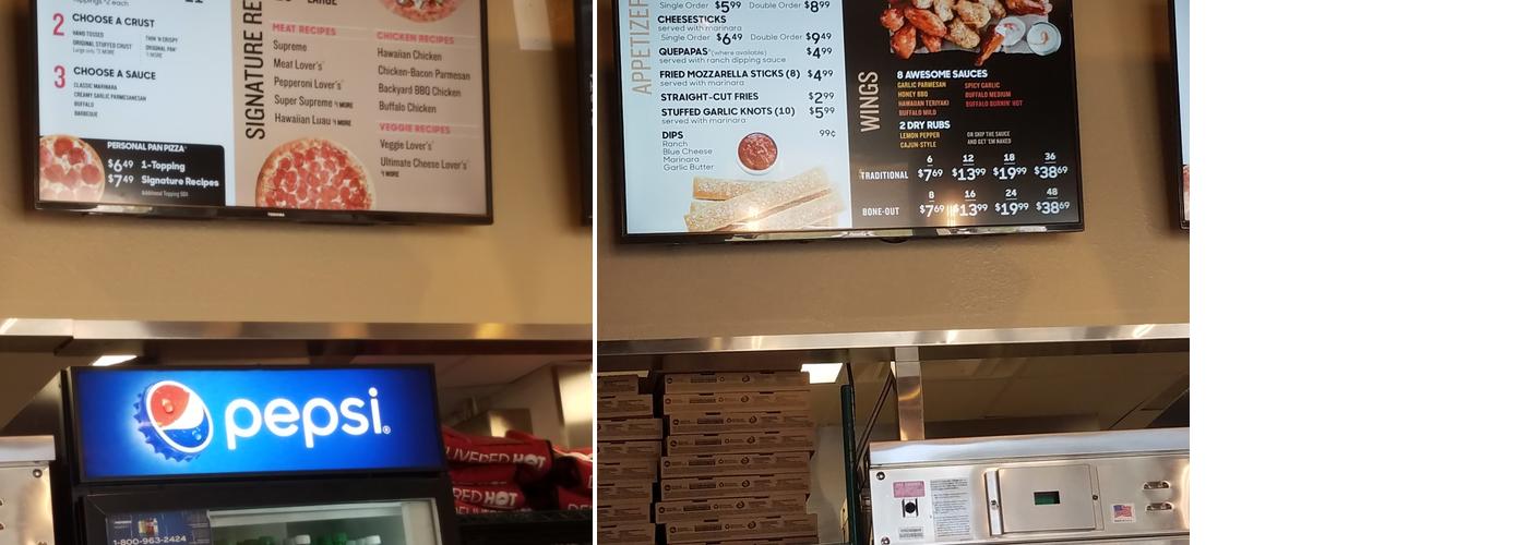Pizza Hut Menu