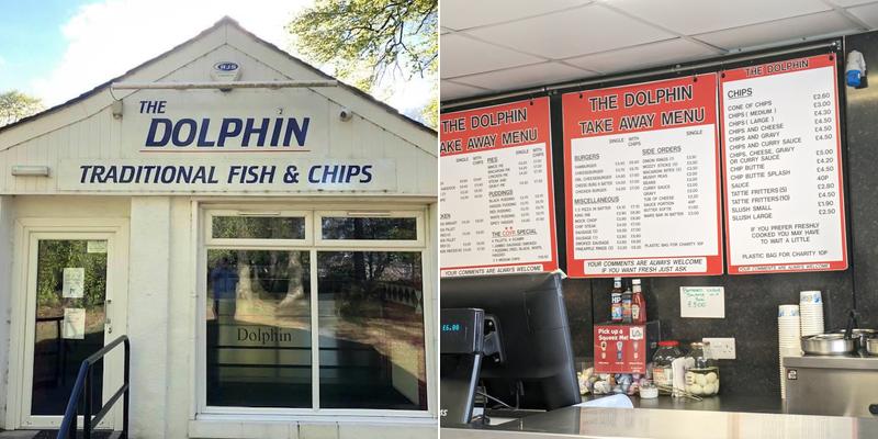 Herdy's Dolphin Fish and Chips Menu