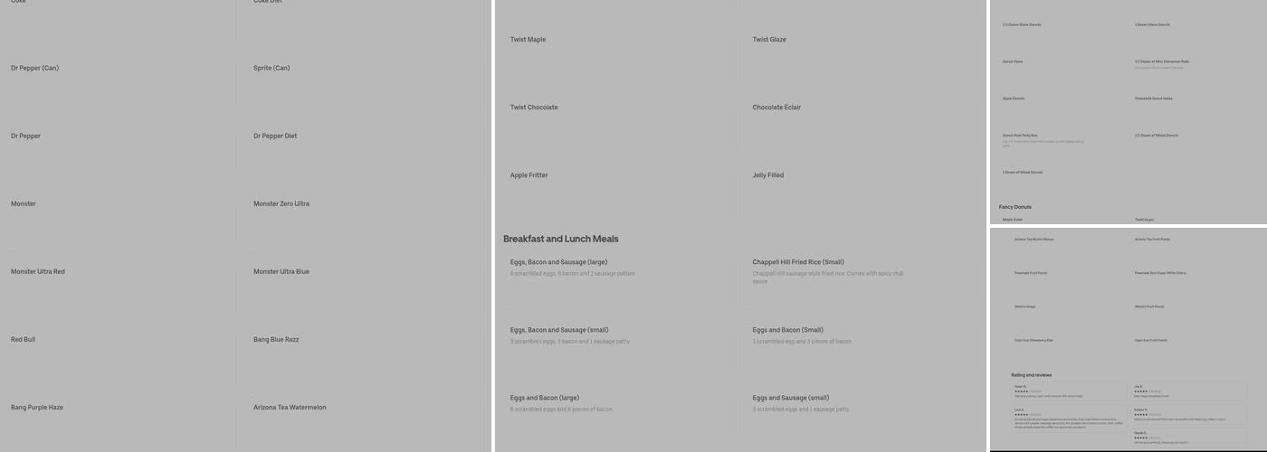 Maxco Donuts Menu