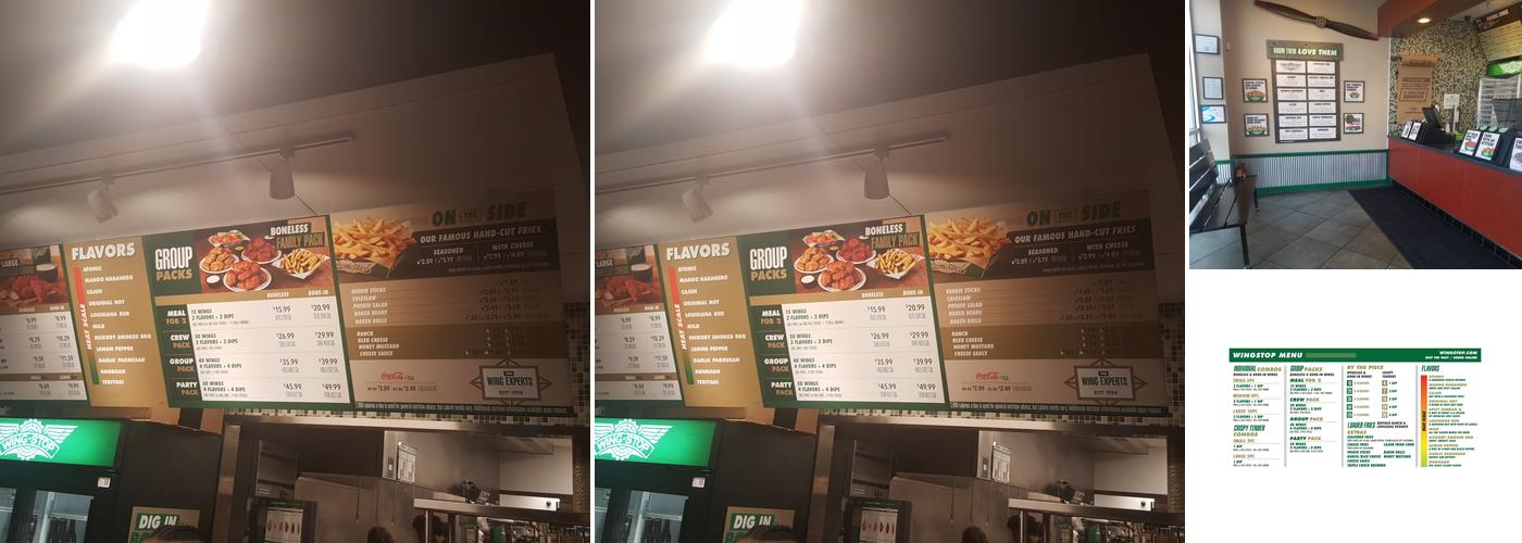 Wingstop Menu