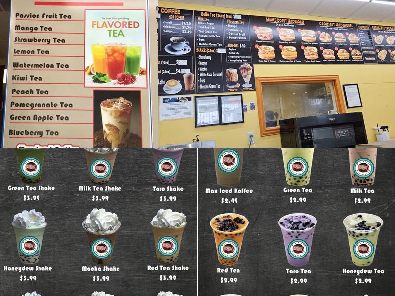 Max Donuts Menu