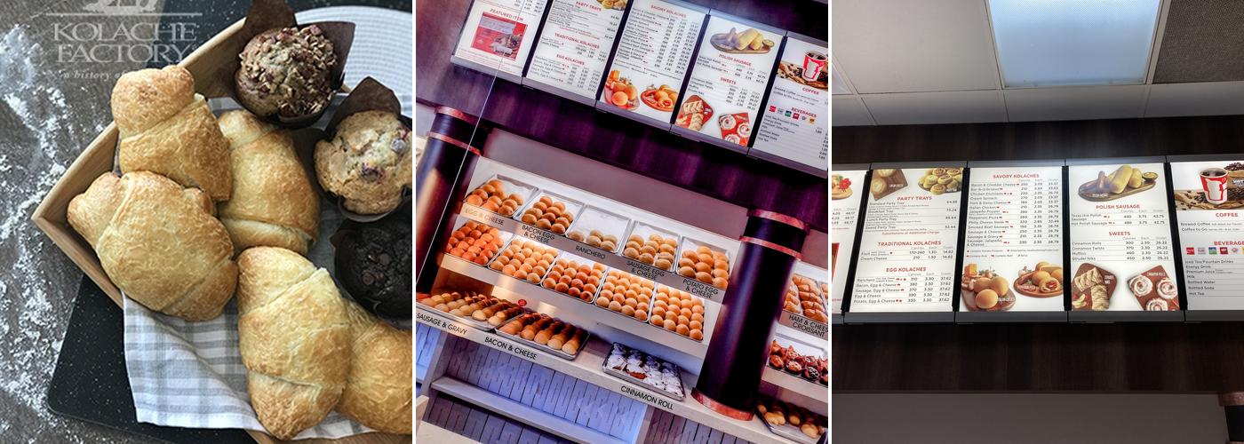 Kolache Factory Menu