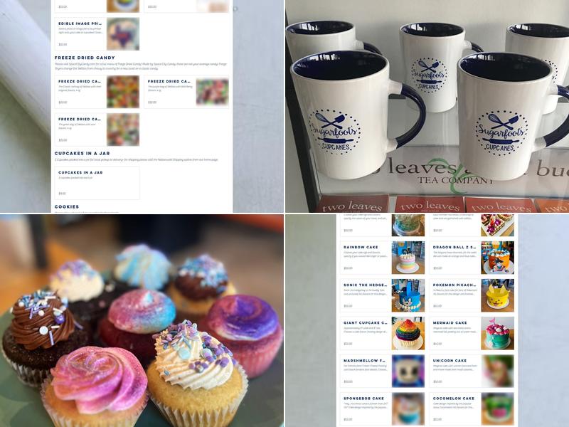 Sugarfoot’s Cupcakes Menu