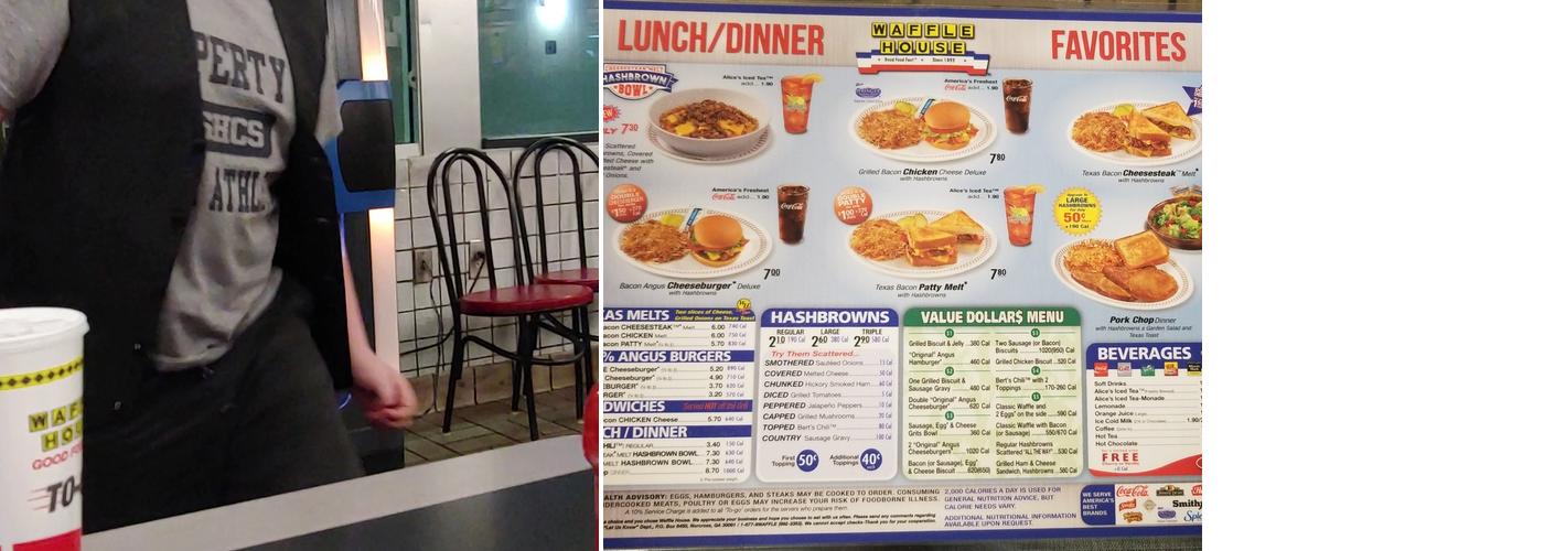 Waffle House Menu