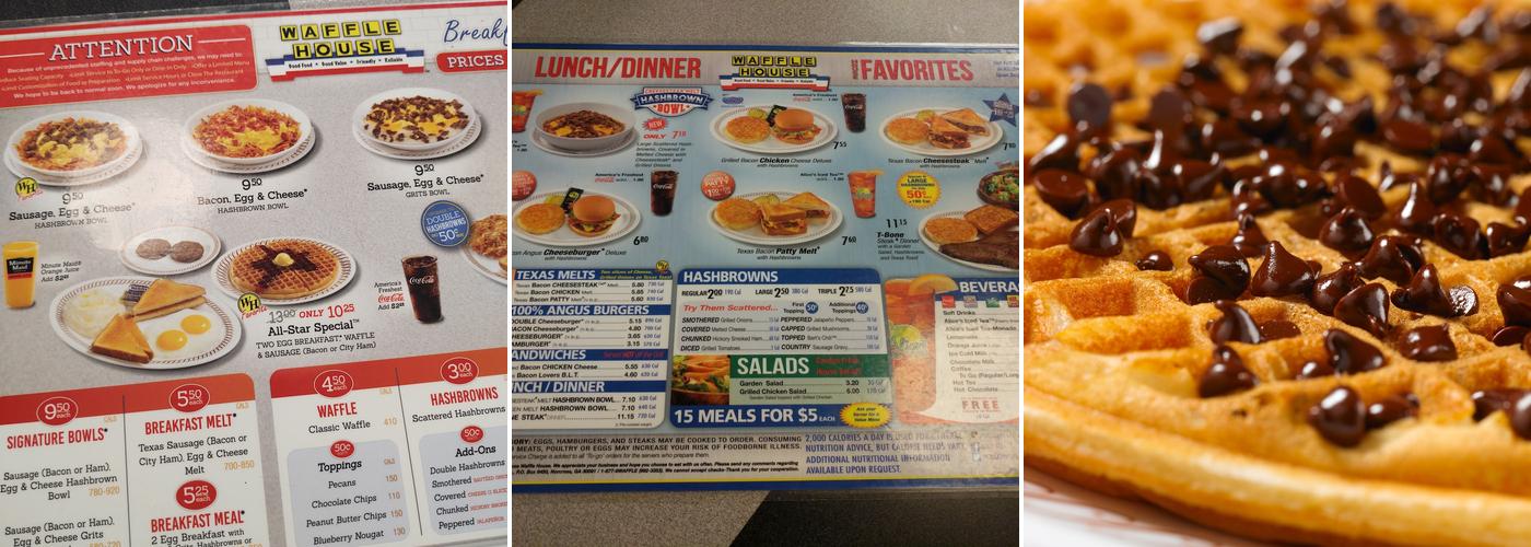 Waffle House Menu