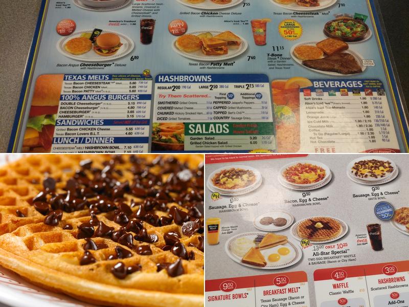 Waffle House Menu