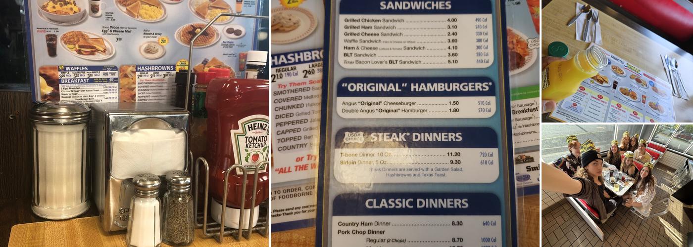 Waffle House Menu