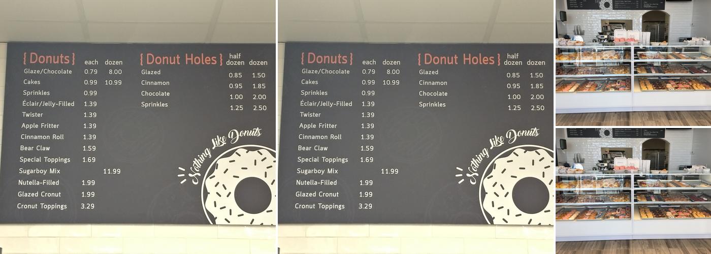 Sugarboy Donuts Menu