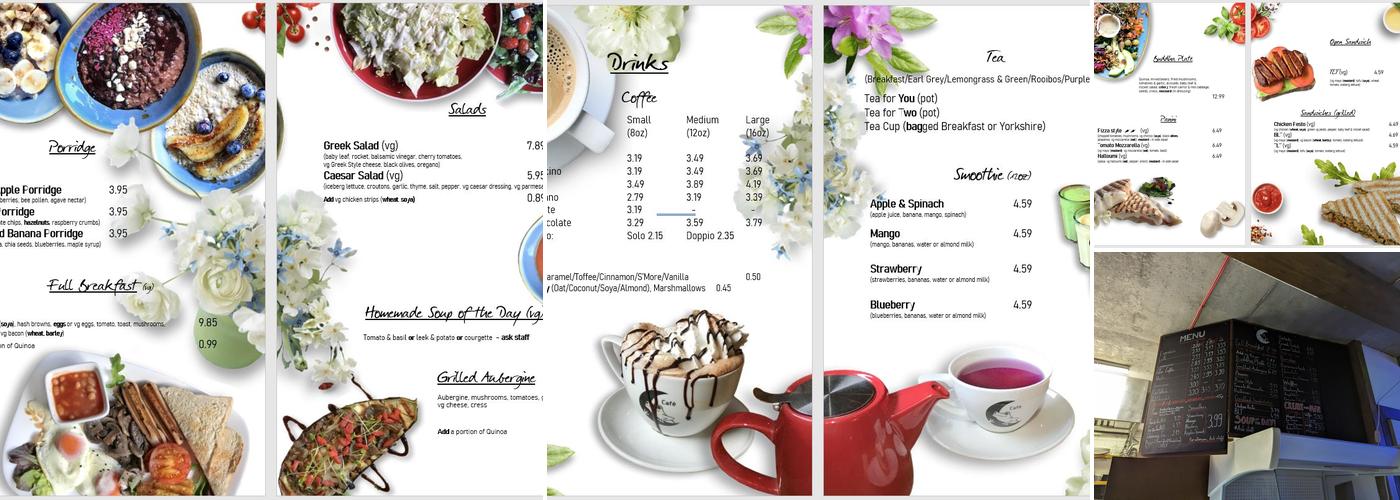 Frogmoon Café Menu