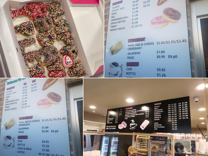 Daily Donuts Menu