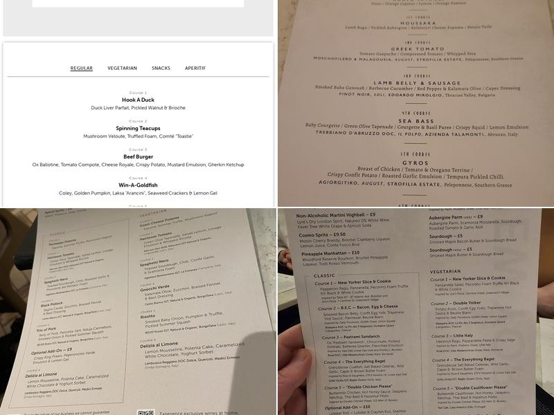 Six by Nico Aberdeen Menu