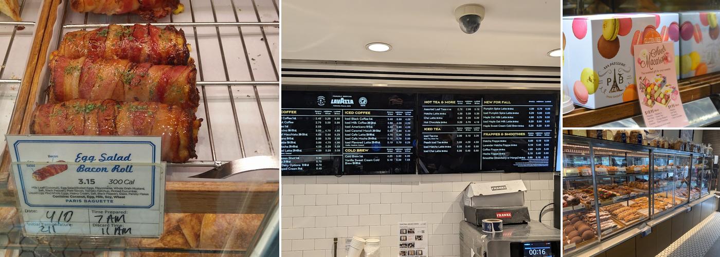Paris Baguette Menu