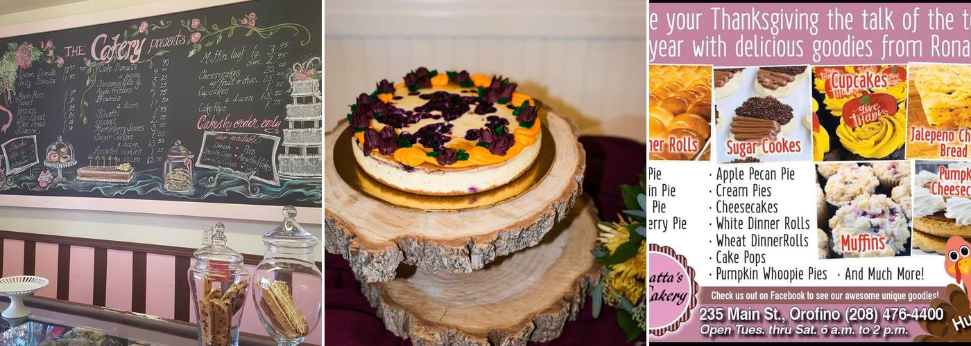 Ronatta's Cakery Menu